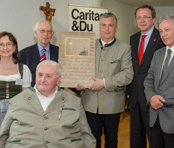Weinpfarrer Hans Denk 73. Geburtstag im Haus Elisabeth