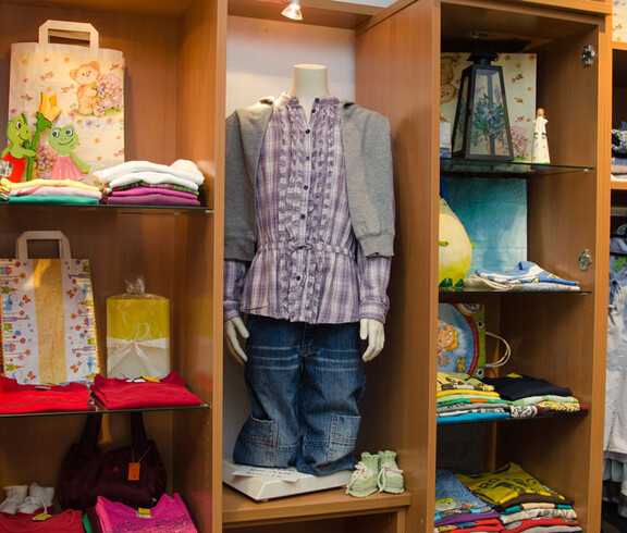 Sortiment des neuen carla Shops
