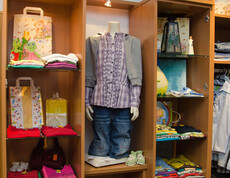Sortiment des neuen carla Shops
