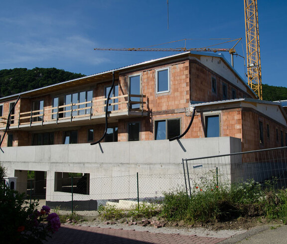 Dachgleiche in Paudorf - das "fast-fertige" Wohnhaus