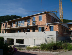 Dachgleiche in Paudorf - das "fast-fertige" Wohnhaus
