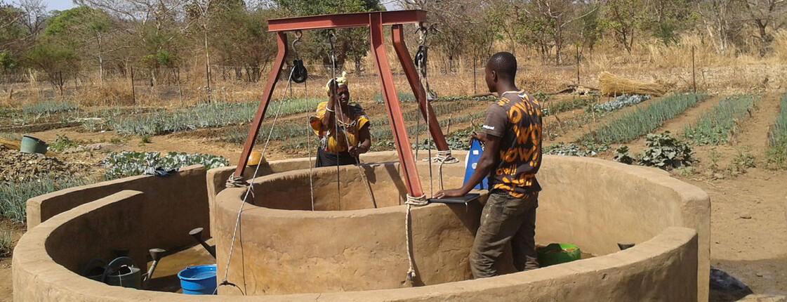 Senegal Brunnen und Gemüse für 12 Dörfer