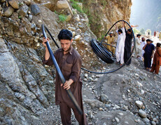 Männer in Pakistan bei der Arbeit