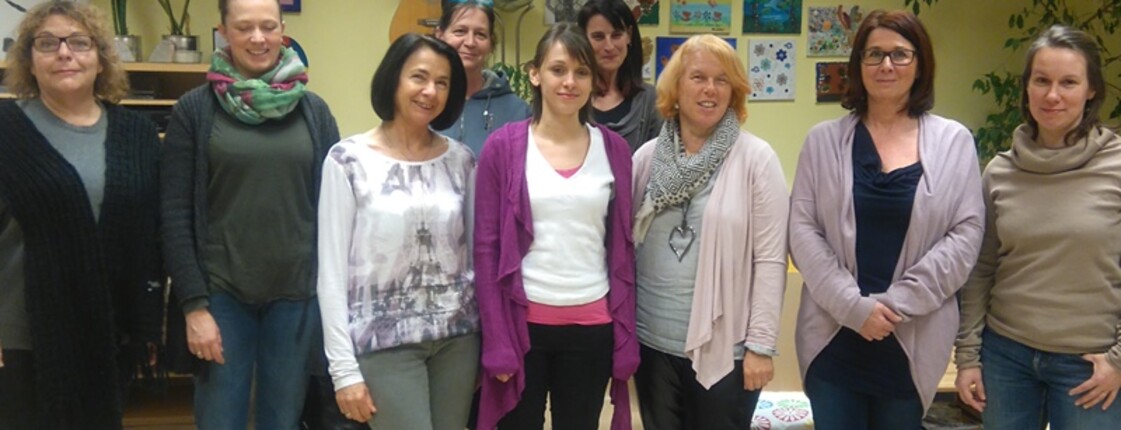 Praxisseminar der Tagesmütter Teilnehmerinnen Gruppenbild
