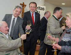 Weinpfarrer Hans Denk 73. Geburtstag im Haus Elisabeth