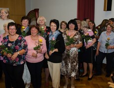 Feier zum 20 jährigen Jubiläum des Mobilen Hospizdienstes der Caritas St. Pölten - Gruppenfoto einiger Festgäste