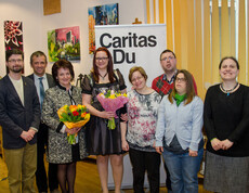Mitarbeiter des carla Shops bei der Eröffnung 