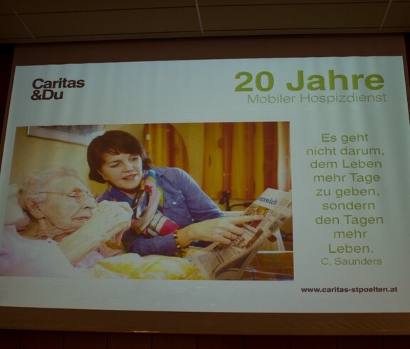 Feier zum 20 jährigen Jubiläum des Mobilen Hospizdienstes der Caritas St. Pölten