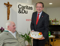 Weinpfarrer Hans Denk 73. Geburtstag im Haus Elisabeth