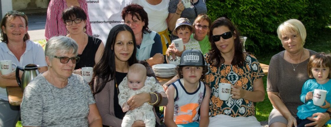 "Coffee to help" der Tagesmütter - Gruppenfoto