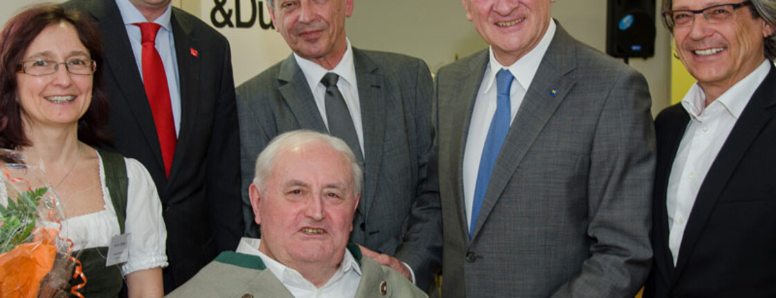 Weinpfarrer Hans Denk 73. Geburtstag im Haus Elisabeth
