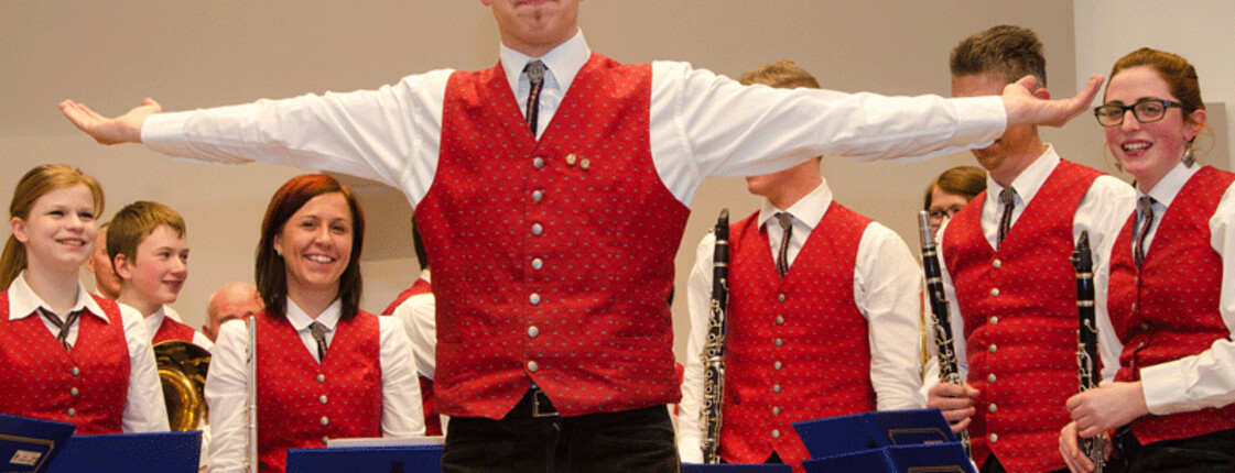 Benefizkonzert Wieselburg Blaskapelle beim Benefizkonzert in Wieselburg