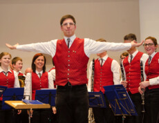 Blaskapelle beim Benefizkonzert in Wieselburg