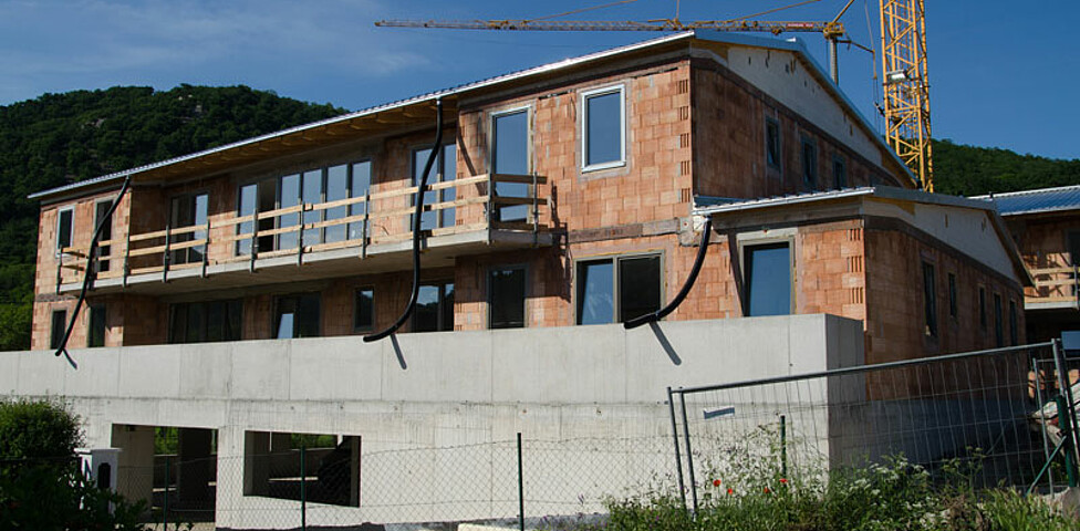 Dachgleiche in Paudorf - das "fast-fertige" Wohnhaus