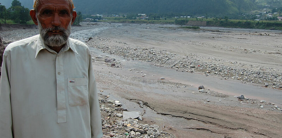 ein Arbeiter in Pakistan
